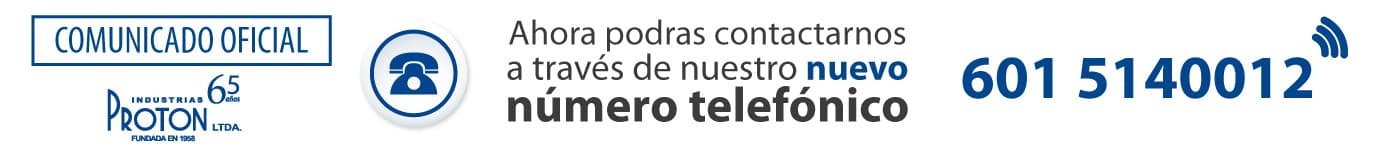 Telefono proton 601 5140012
